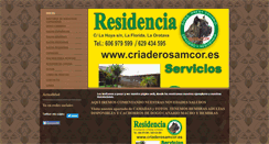 Desktop Screenshot of criaderosamcor.es